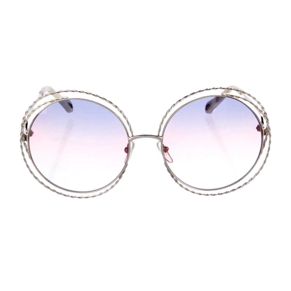 CHLOÉ Carlina Torsade Oversized Round Sunglasses - Picture 10 of 10